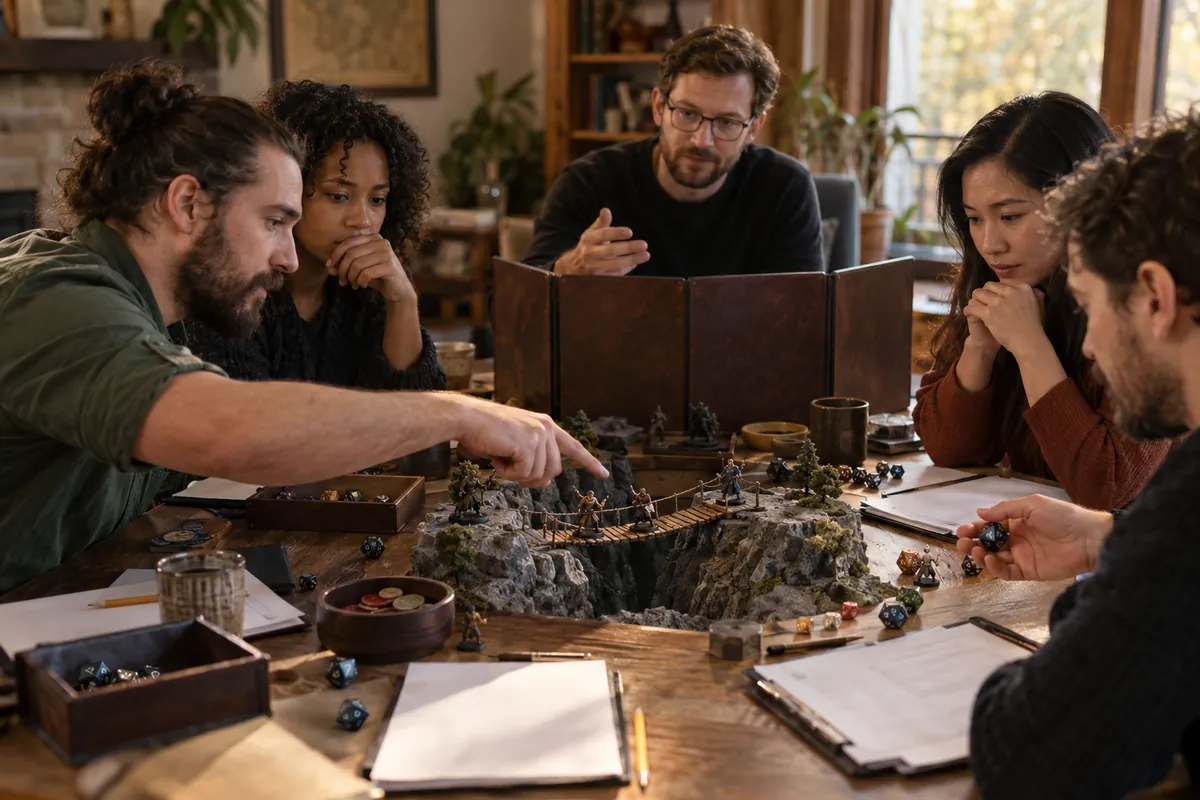 Illustration supporting How to Run a D&D Skill Challenge That Feels Fair