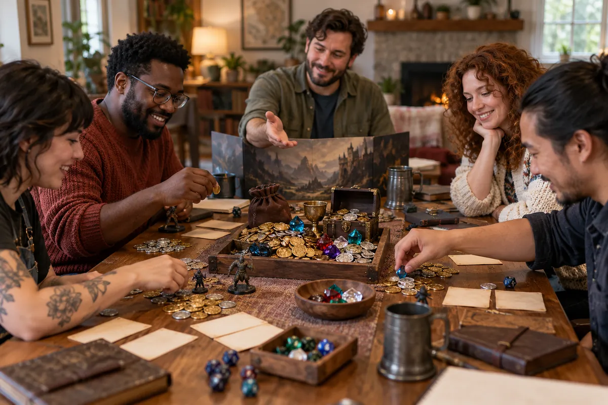 Illustration supporting How to Split Loot in D&D 5e Without Party Arguments