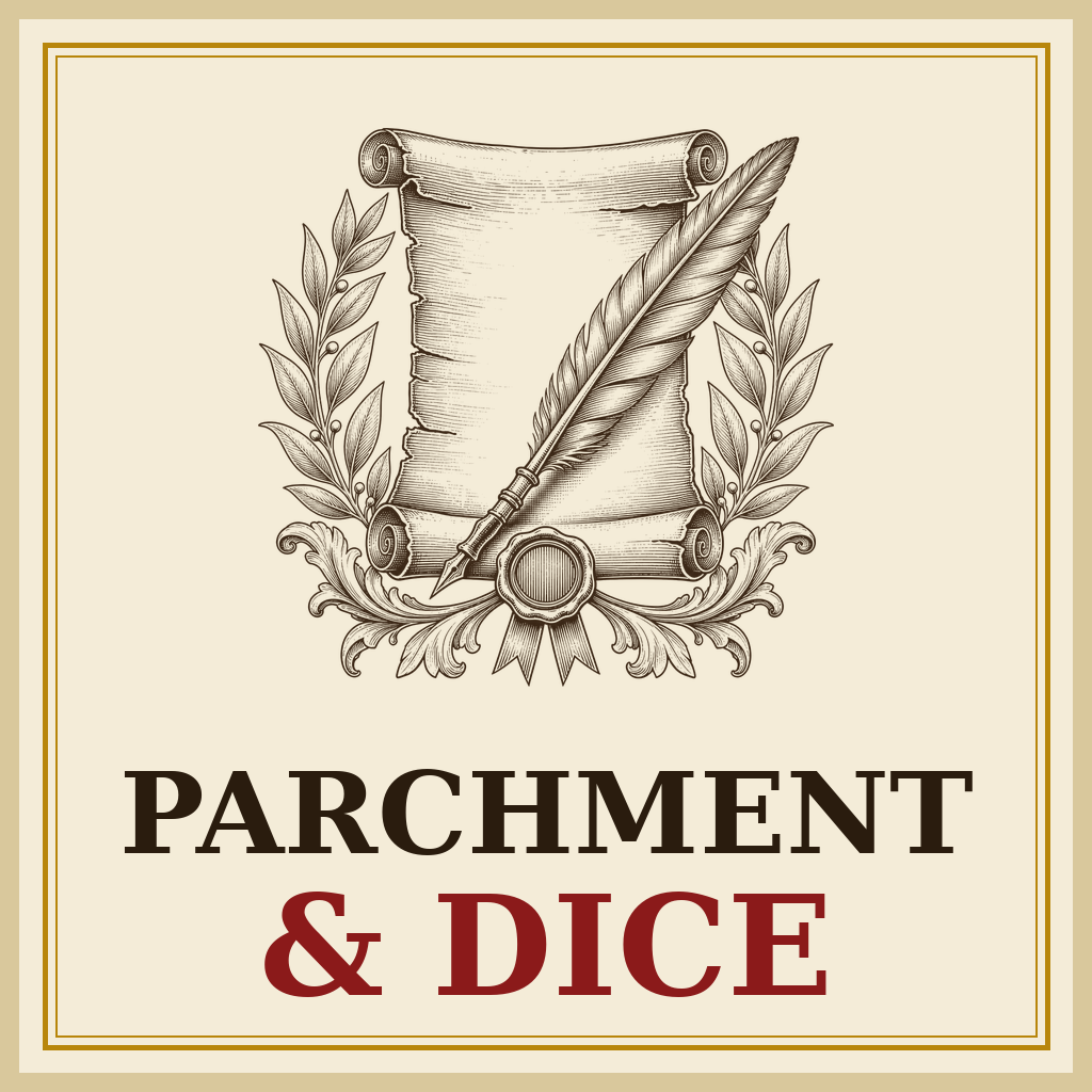 Parchment & Dice emblem