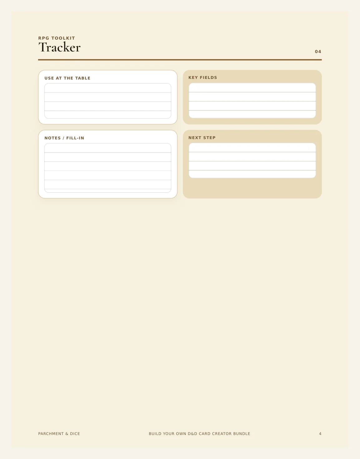 Build Your Own DnD Card Creator Bundle 5e Printable PDF | Blank Spell NPC Monster Item Hero Cards | Fillable Homebrew Kit — Preview page 2
