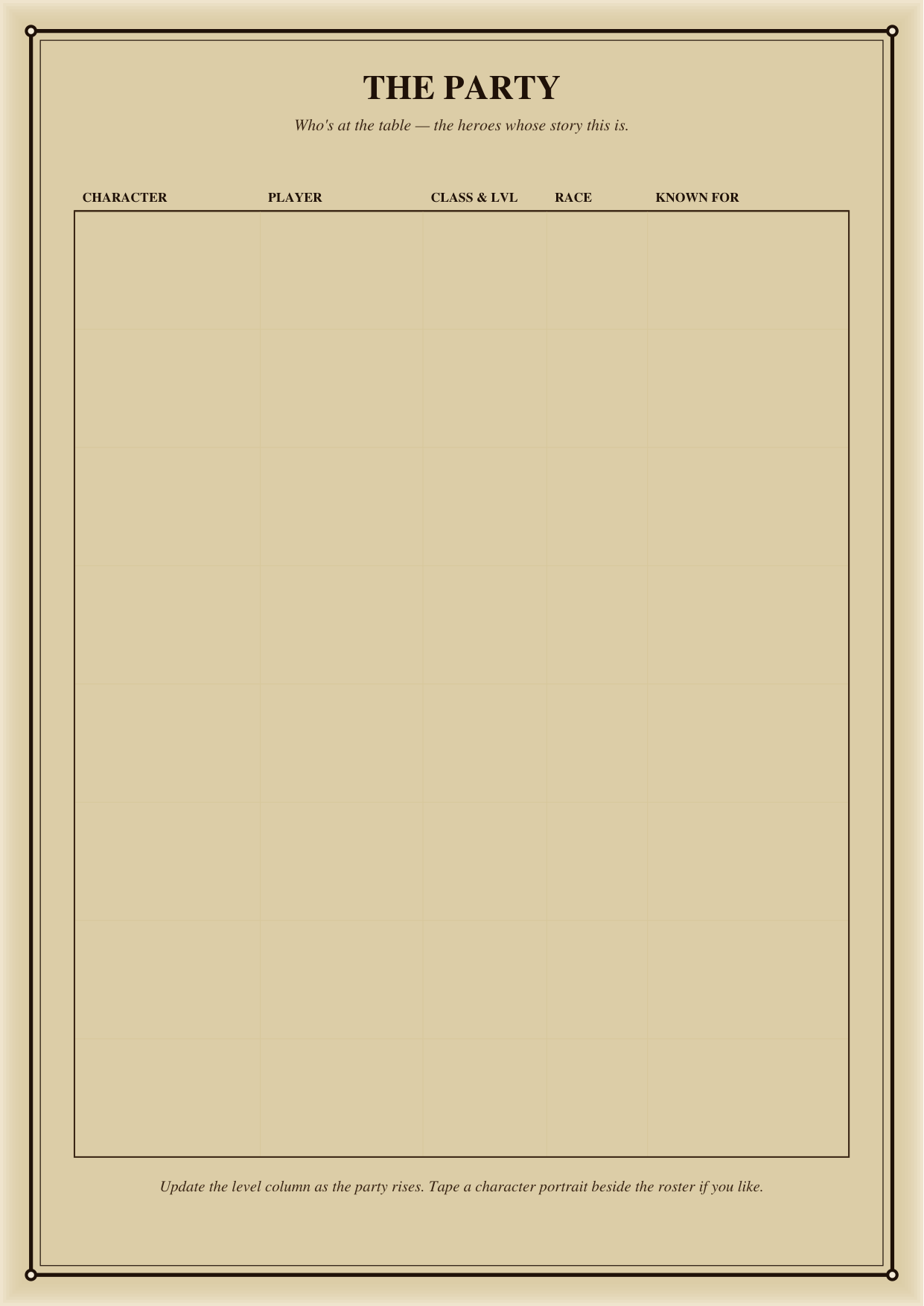 DnD Campaign Journal Printable 5e preview 4