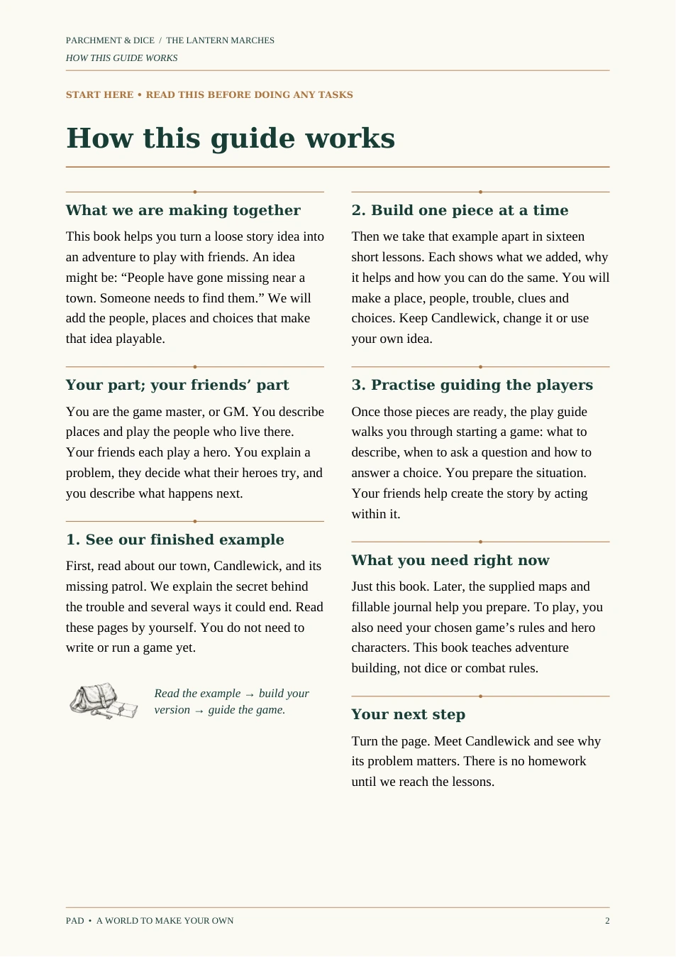DnD Worldbuilding Workbook Printable — Preview page 1